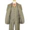 Bertolini Taupe With Pink Windowpanes Wool & Silk Blend Vested Suit 79412